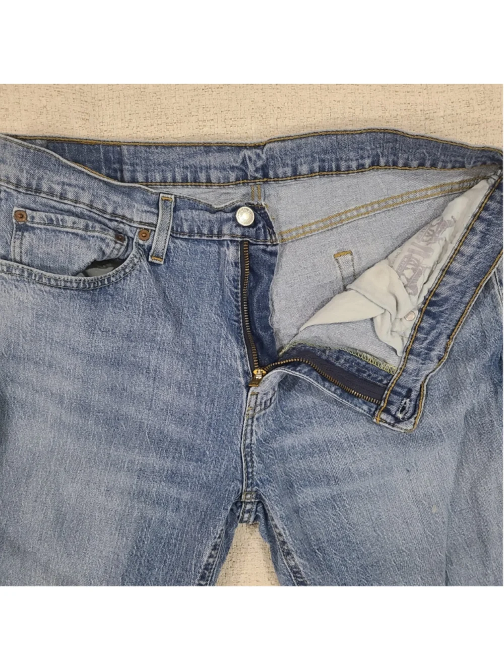 Levis 541 Athletic Taper Fit Jeans Mens 34x30 Blue Medium Wash Stretch Flex